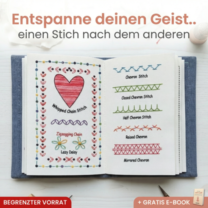 Stickerei-Buch